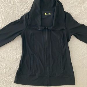 Black Zip up Athletic Jacket